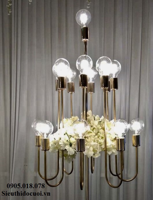 Đèn chùm nến chân đứng giá rẻ Đèn chùm nến chân đứng giá rẻ