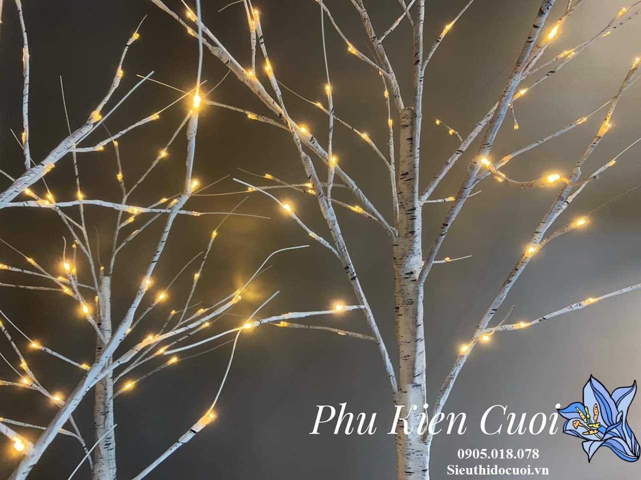 Cây Bạch Dương đèn led Cây Bạch Dương đèn led