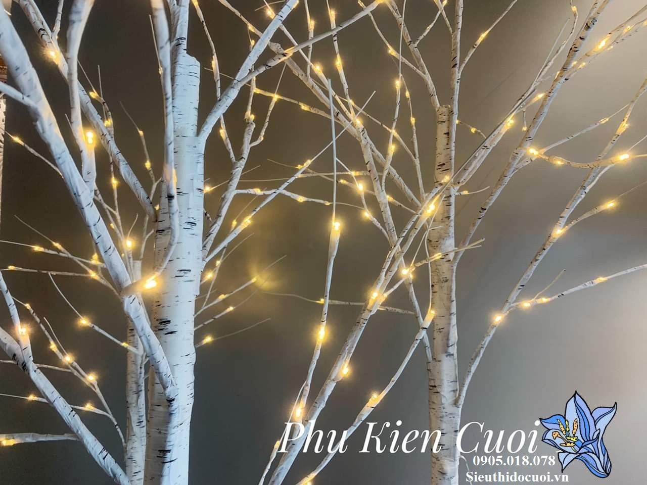 Cây Bạch Dương đèn led Cây Bạch Dương đèn led