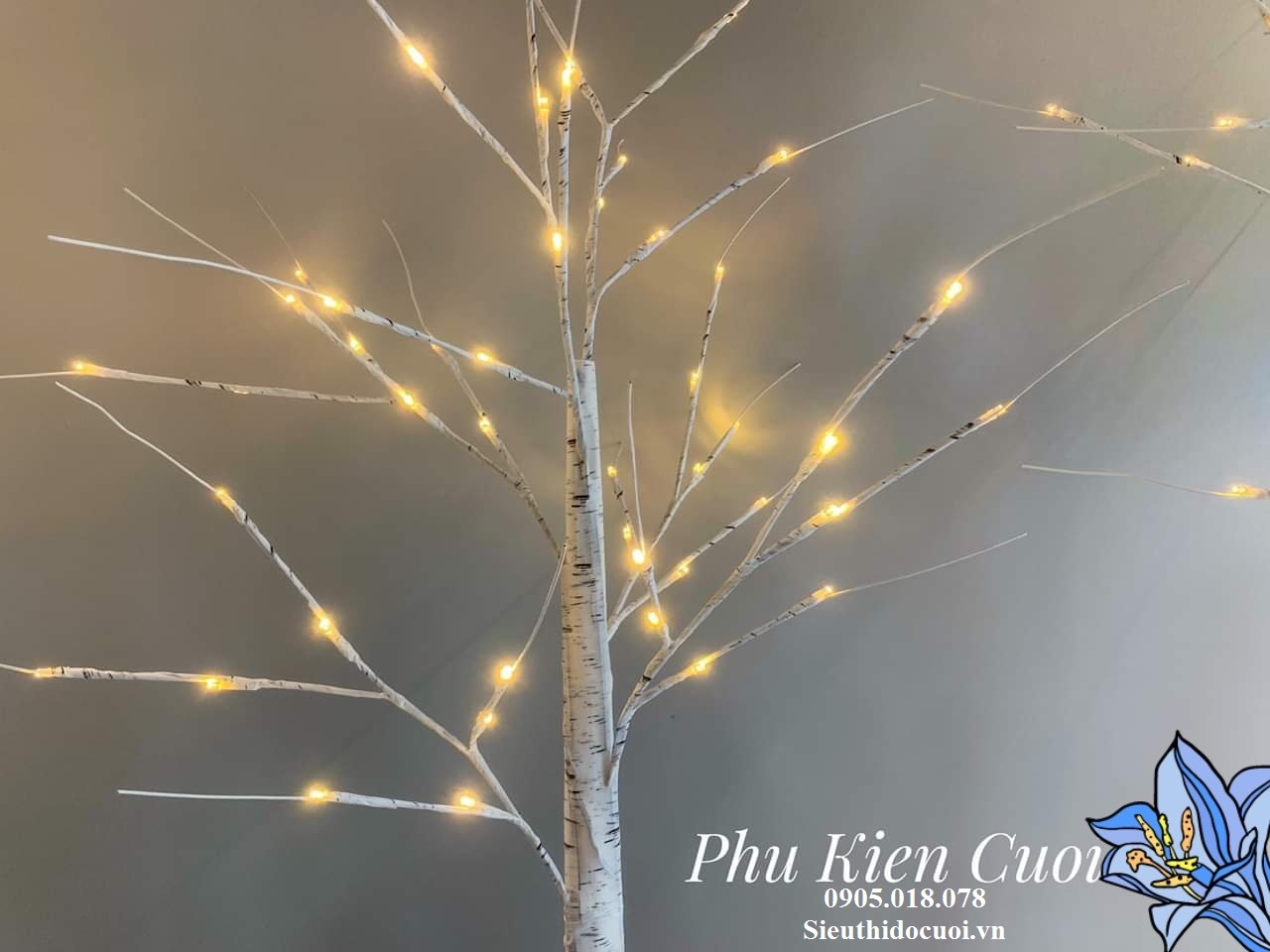 Cây Bạch Dương đèn led Cây Bạch Dương đèn led