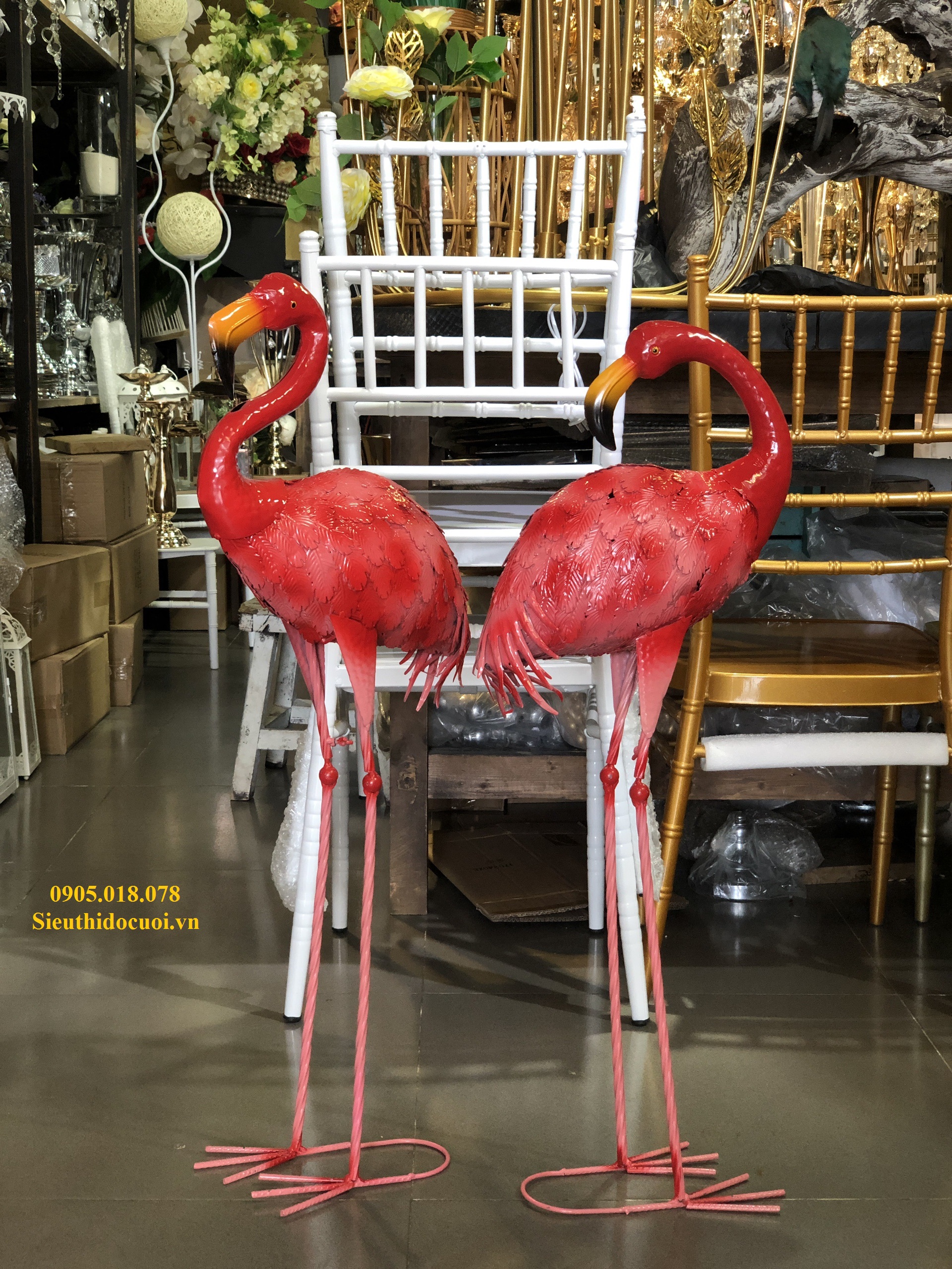 Chim hạc trang trí, Chim Công trang trí Chim hạc trang trí, Chim Công trang trí