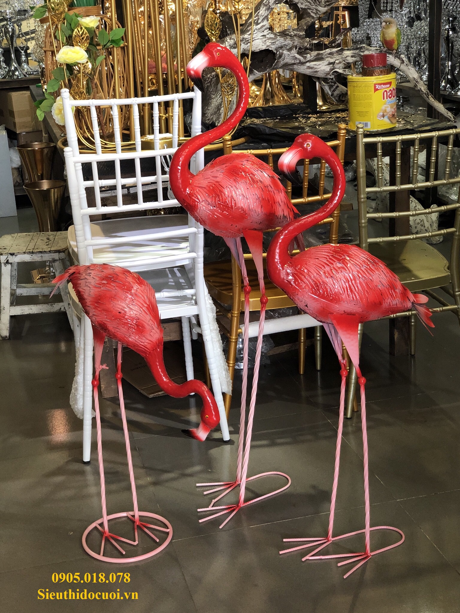 Chim hạc trang trí, Chim Công trang trí Chim hạc trang trí, Chim Công trang trí