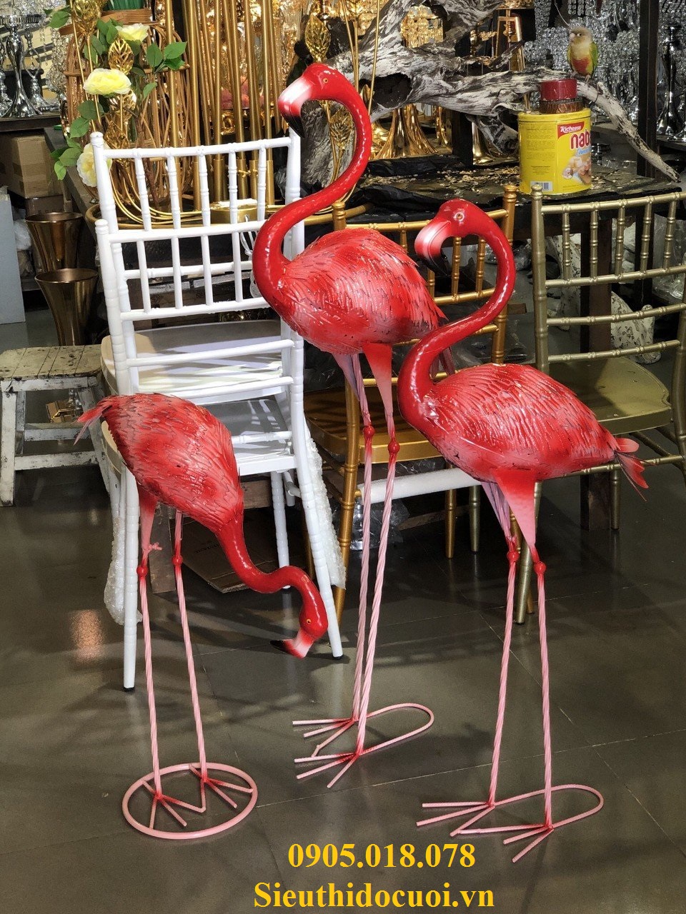 Chim hạc trang trí, Chim Công trang trí Chim hạc trang trí, Chim Công trang trí