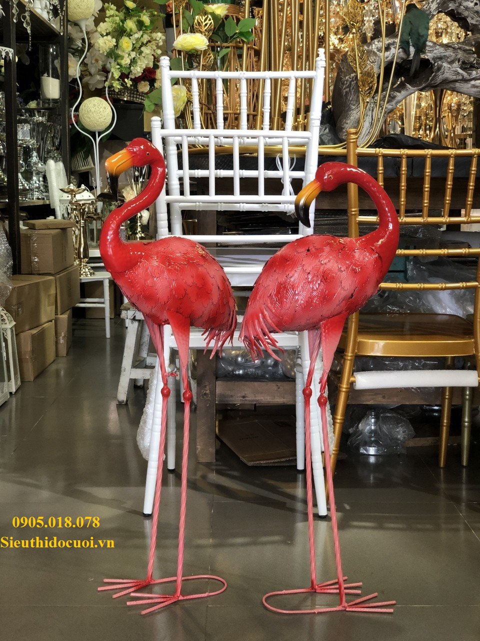 Chim hạc trang trí, Chim Công trang trí Chim hạc trang trí, Chim Công trang trí