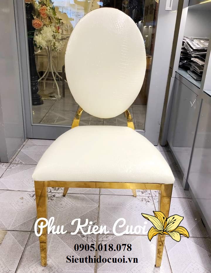 Ghế Louis inox gold, bạc Ghế Louis inox gold, bạc