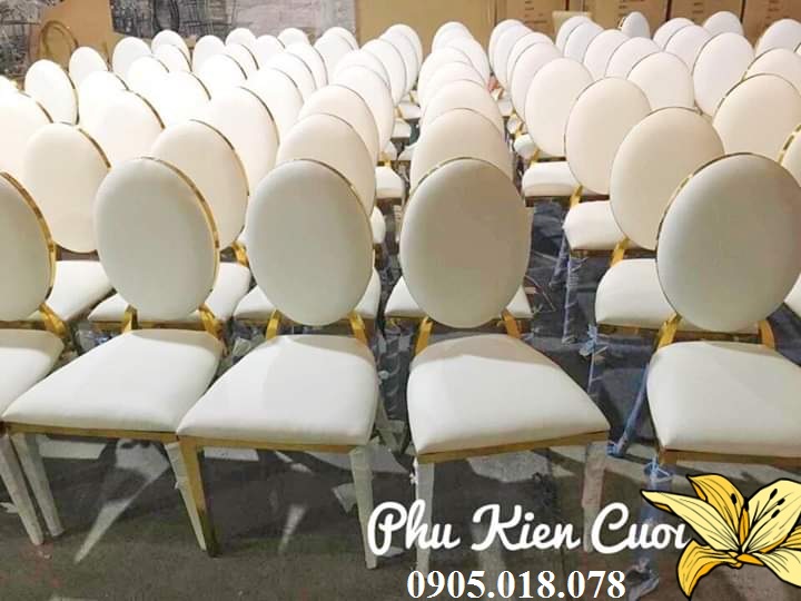 Ghế Louis inox gold, bạc Ghế Louis inox gold, bạc