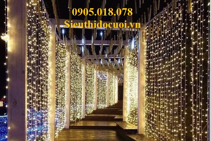 Dây Led hiệu ứng mưa rơi, thác đổ Dây Led hiệu ứng mưa rơi, thác đổ