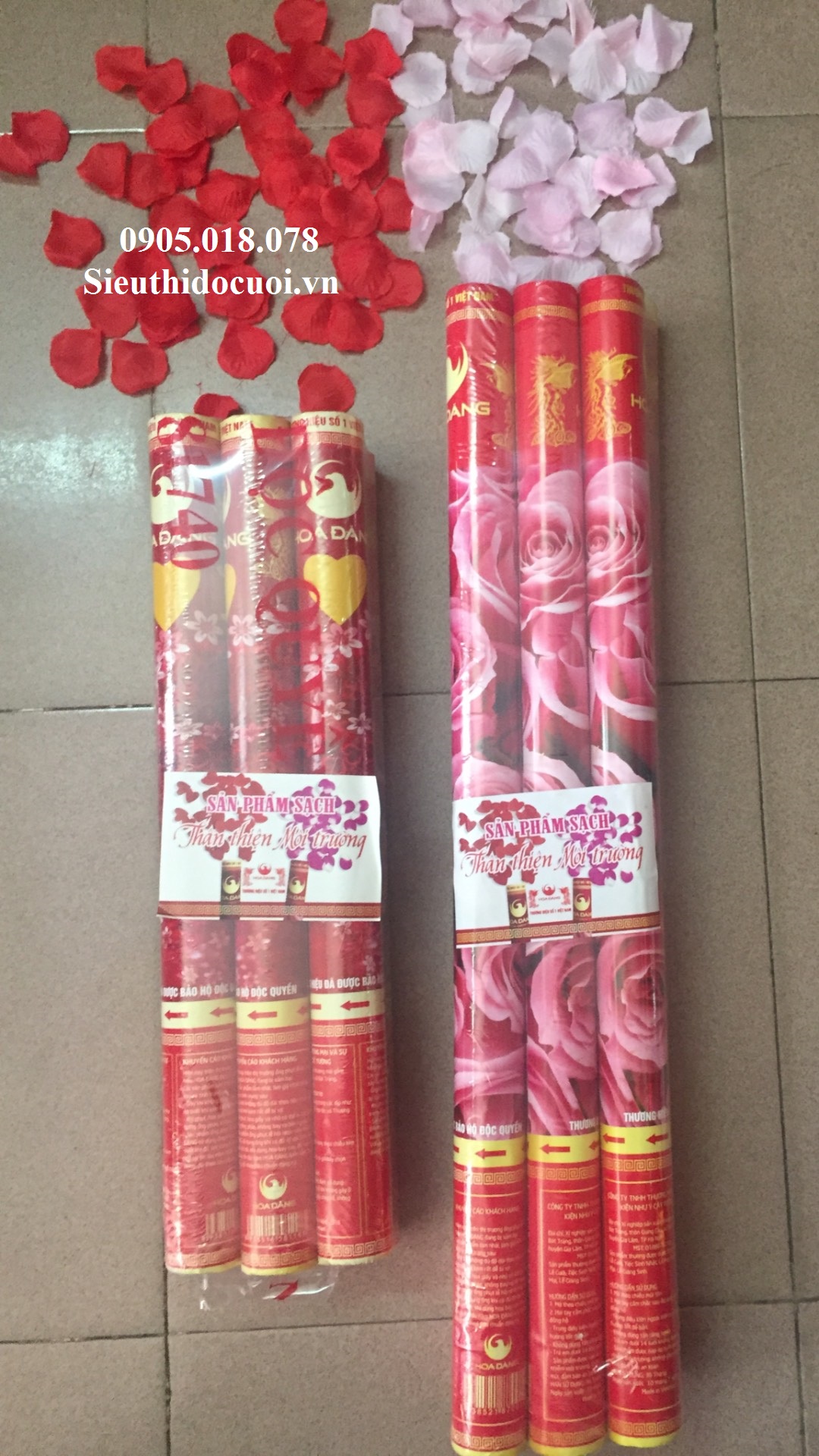 Pháo giấy cánh hoa hồng, cánh hoa hồng giấy Pháo giấy cánh hoa hồng, cánh hoa hồng giấy