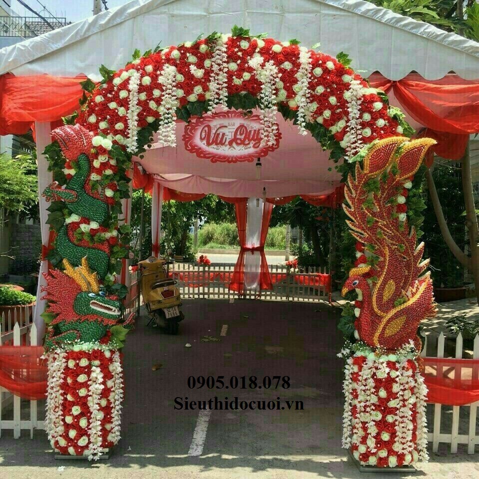 Cổng hoa cưới giá rẻ Cổng hoa cưới giá rẻ
