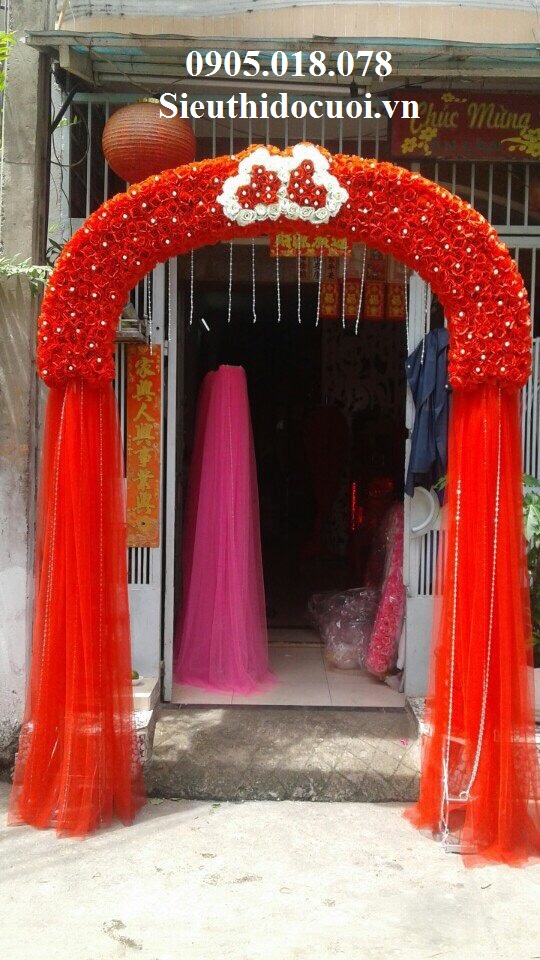 Cổng hoa cưới giá rẻ Cổng hoa cưới giá rẻ