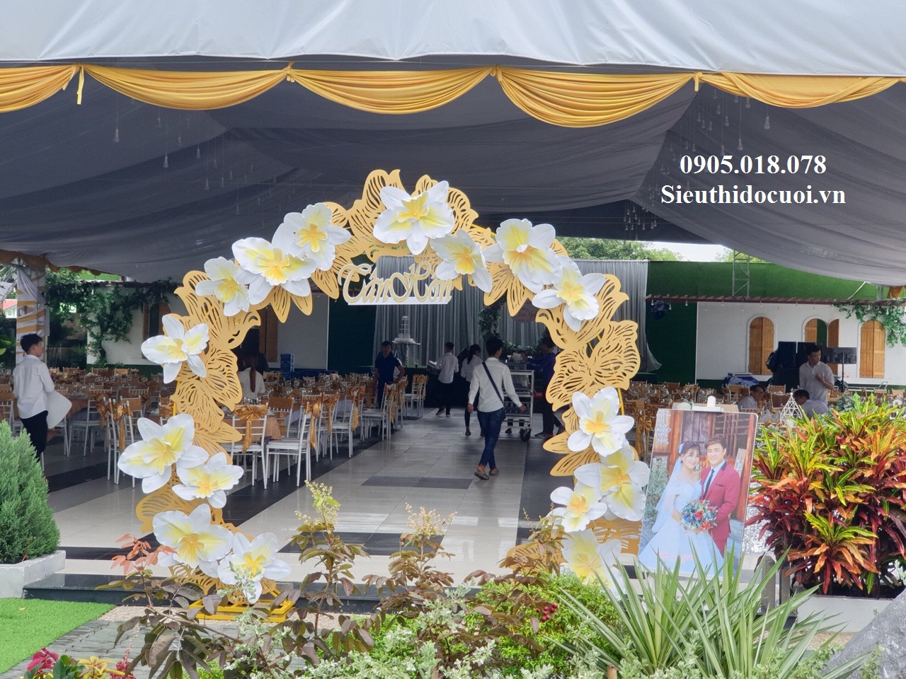 Cổng hoa cưới Cổng hoa cưới