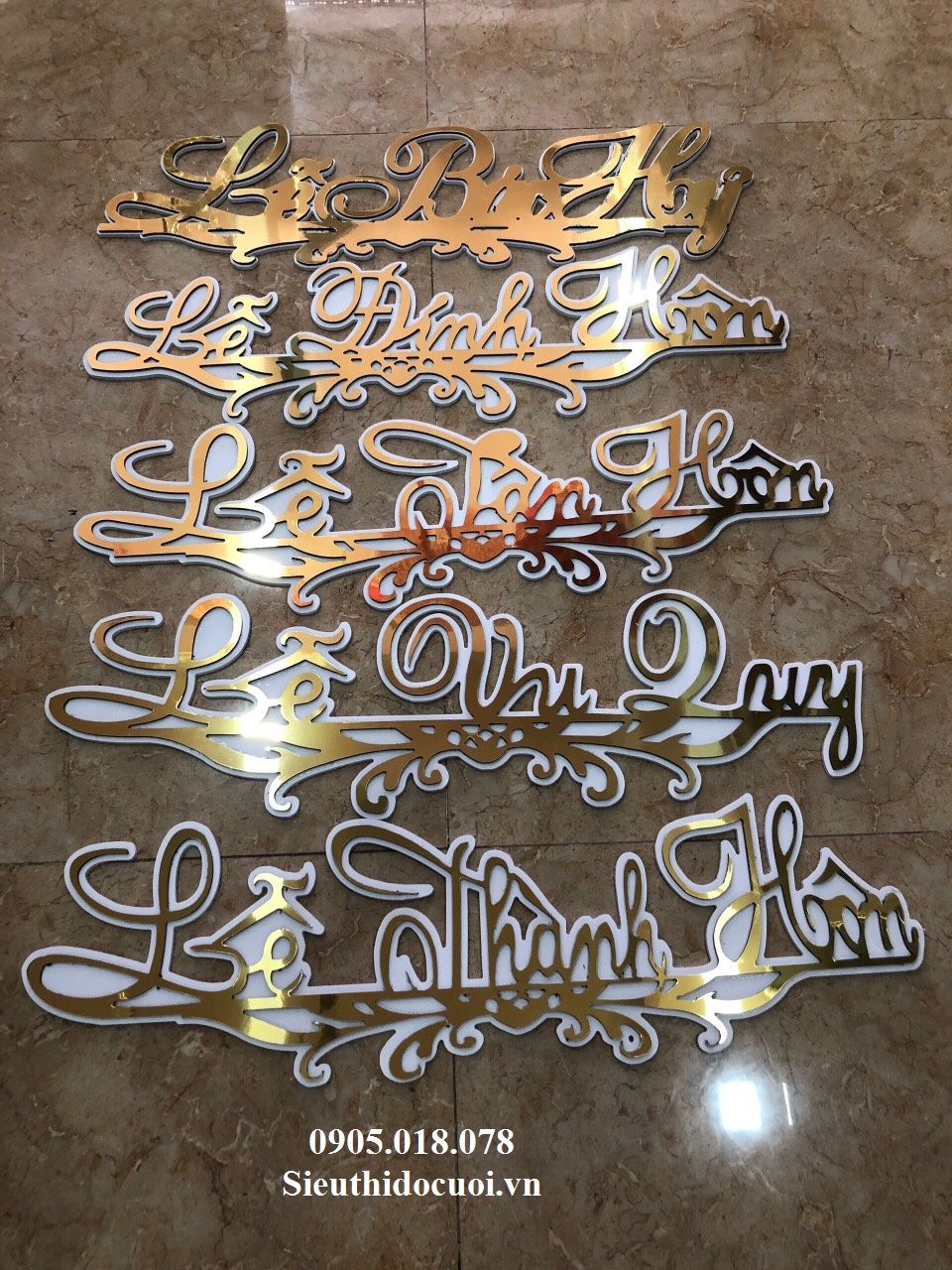 Bảng Chữ, Số, Vu quy, Tân hôn, Thành hôn, chữ hỷ bằng Alu, Form nhựa Bảng Chữ, Số, Vu quy, Tân hôn, Thành hôn, chữ hỷ bằng Alu, Form nhựa