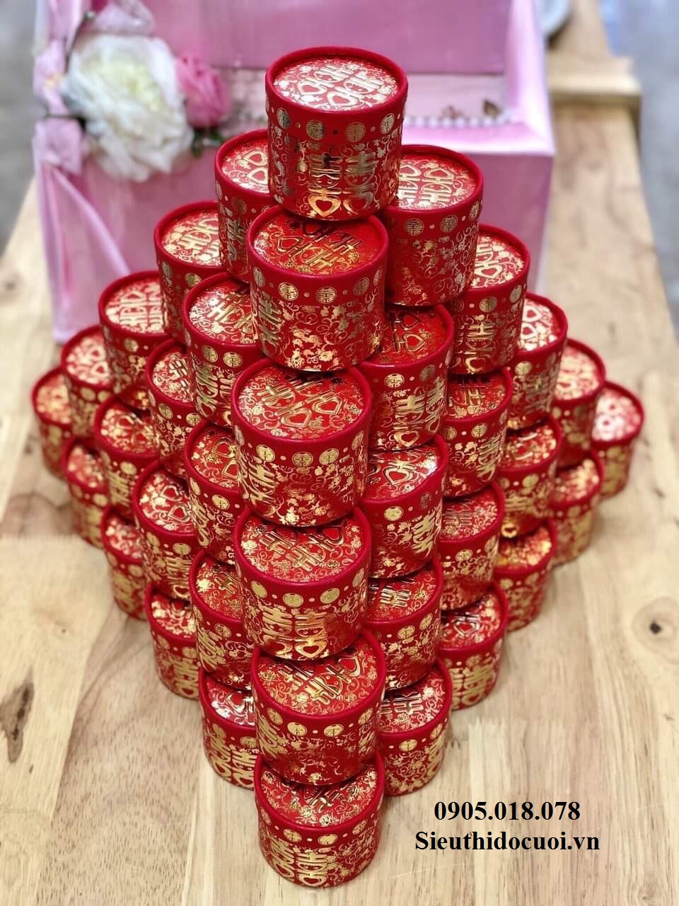 Hộp bánh cưới Hộp bánh cưới