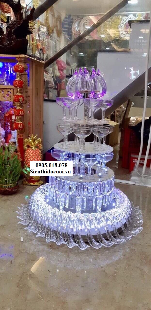 Tháp ly xếp tầng Tháp ly xếp tầng