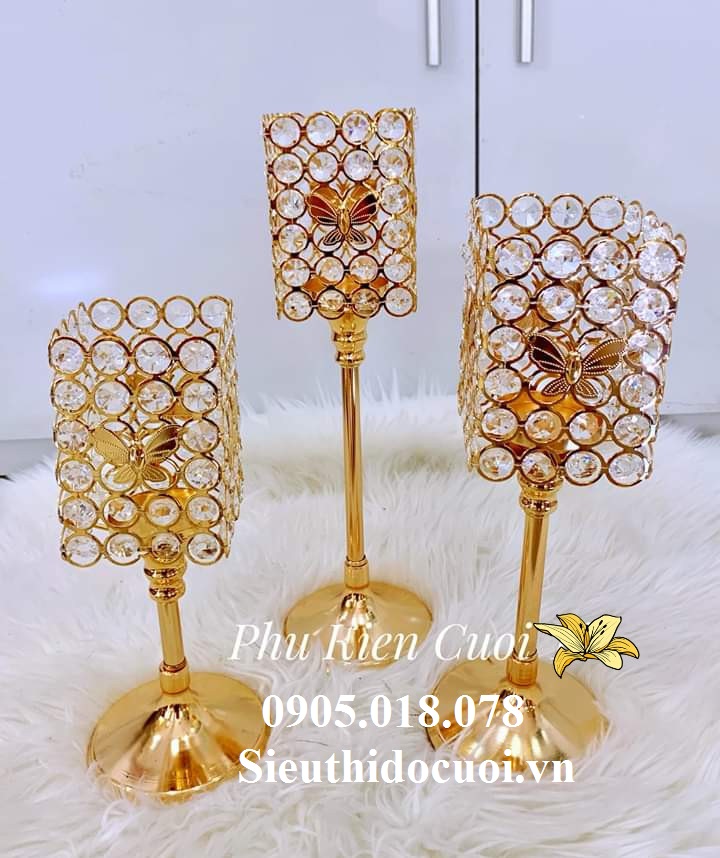 Chân nến kim loại giá rẻ Chân nến kim loại giá rẻ