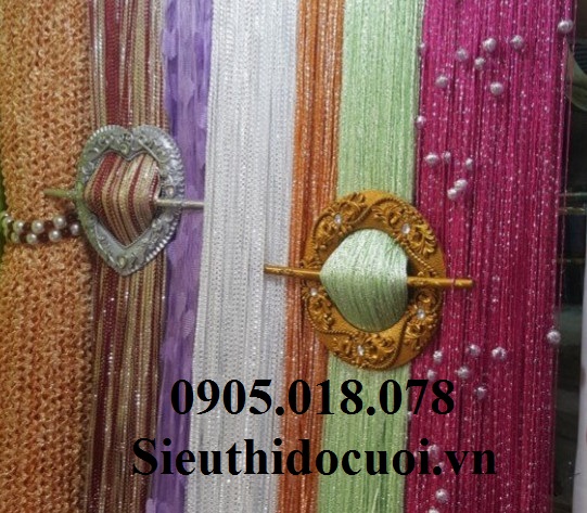 Cài rèm chỉ, cài nơ ghế Cài rèm chỉ, cài nơ ghế