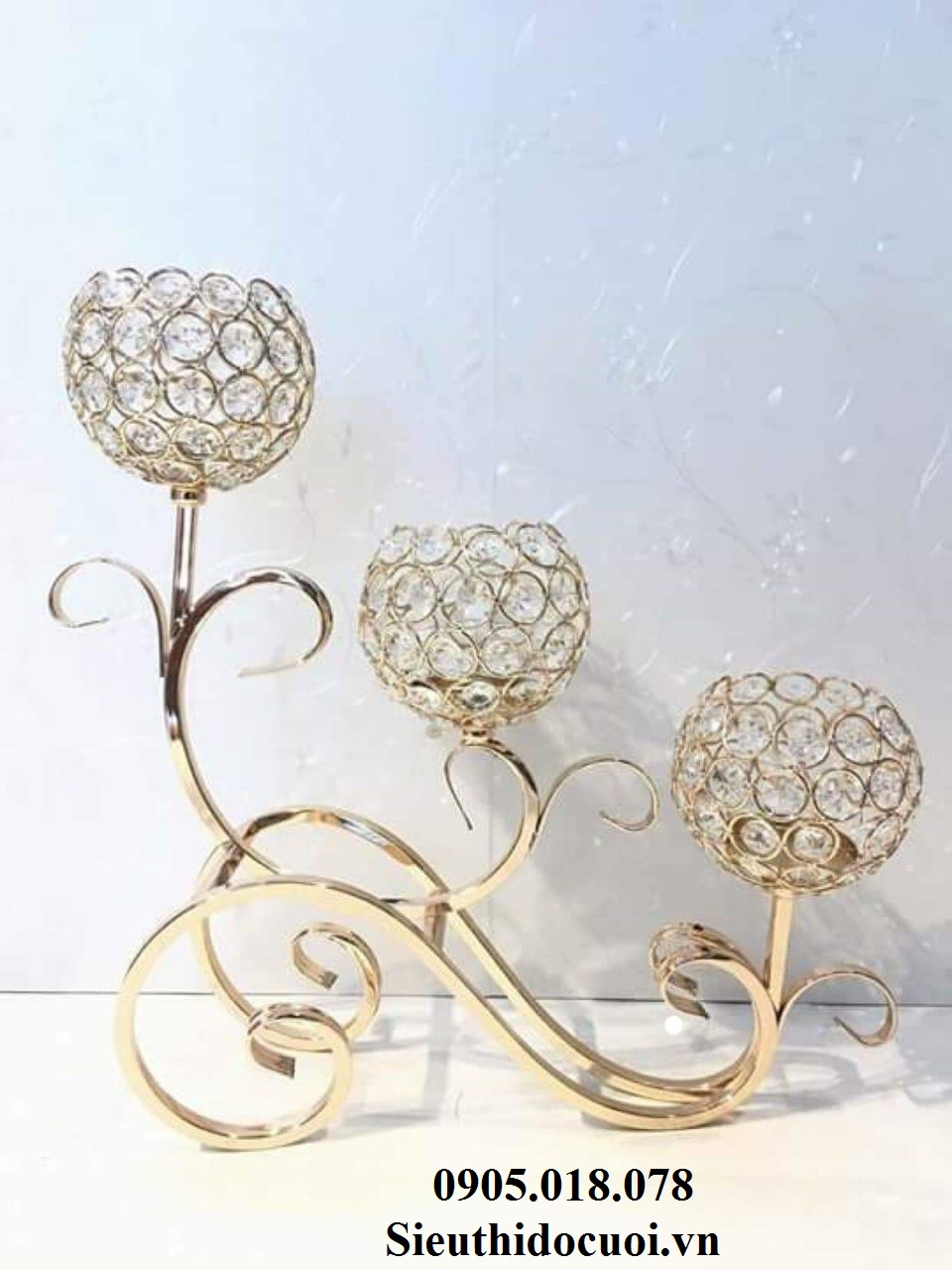 Chân nến kim loại giá rẻ Chân nến kim loại giá rẻ