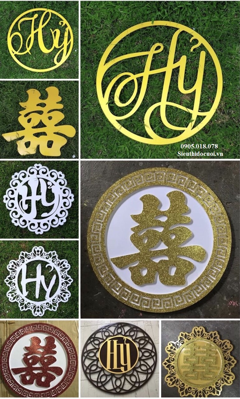 Hỷ alu, vòng alu, hoa văn alu, chữ cái alu Hỷ alu, vòng alu, hoa văn alu, chữ cái alu