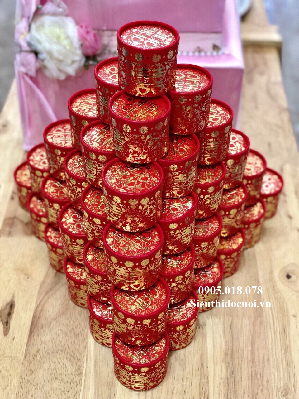 Hộp bánh cưới Hộp bánh cưới