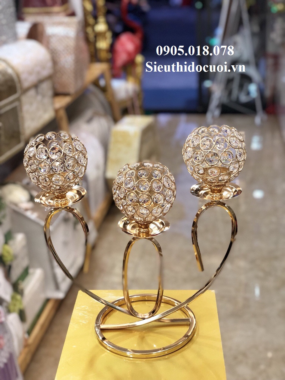 Chân nến kim loại giá rẻ Chân nến kim loại giá rẻ