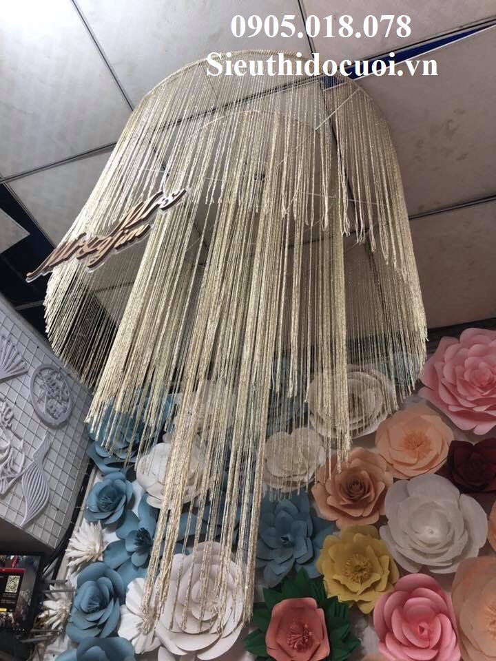 Cài rèm chỉ, cài nơ ghế Cài rèm chỉ, cài nơ ghế