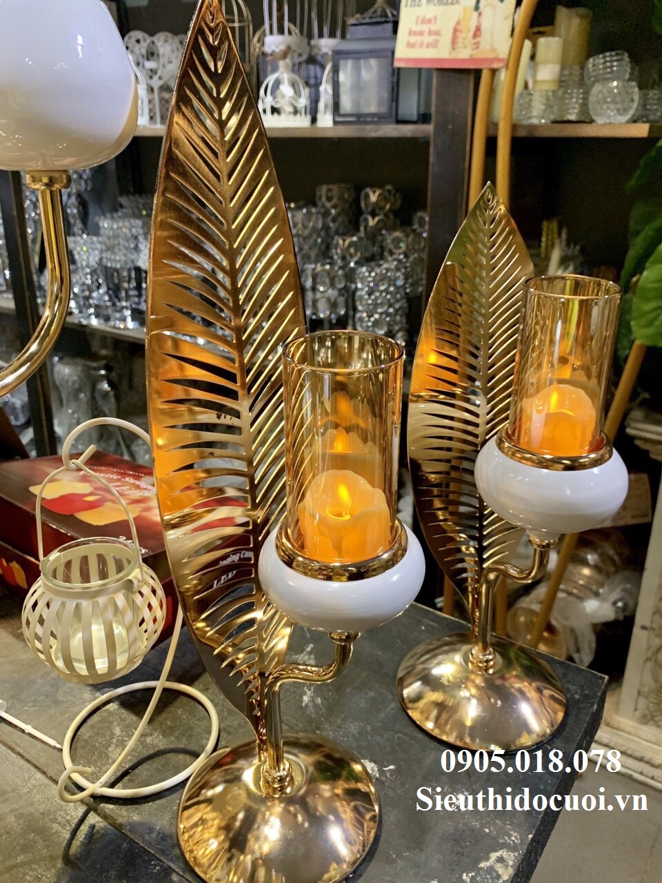 Chân nến kim loại giá rẻ Chân nến kim loại giá rẻ