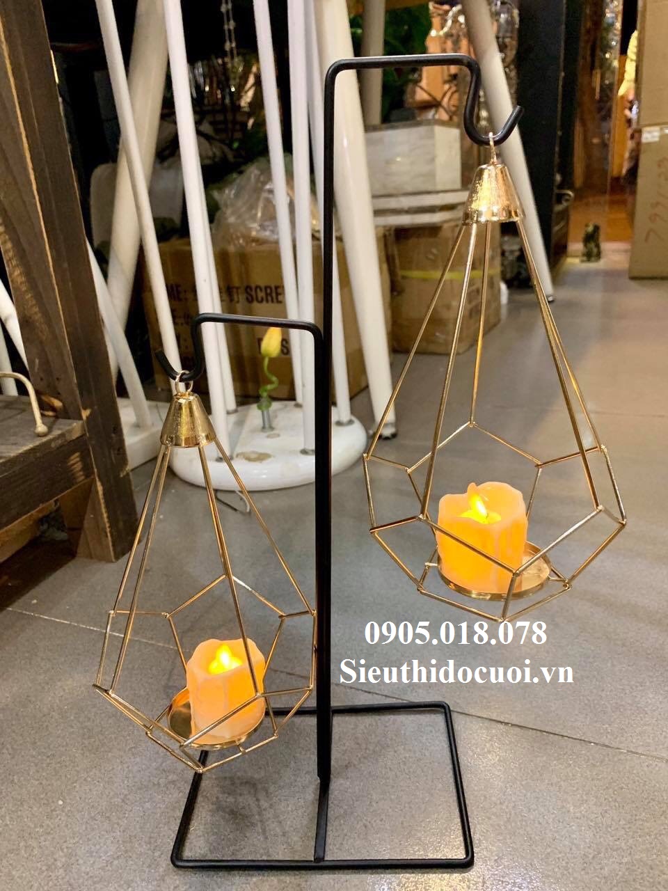 Chân nến kim loại giá rẻ Chân nến kim loại giá rẻ