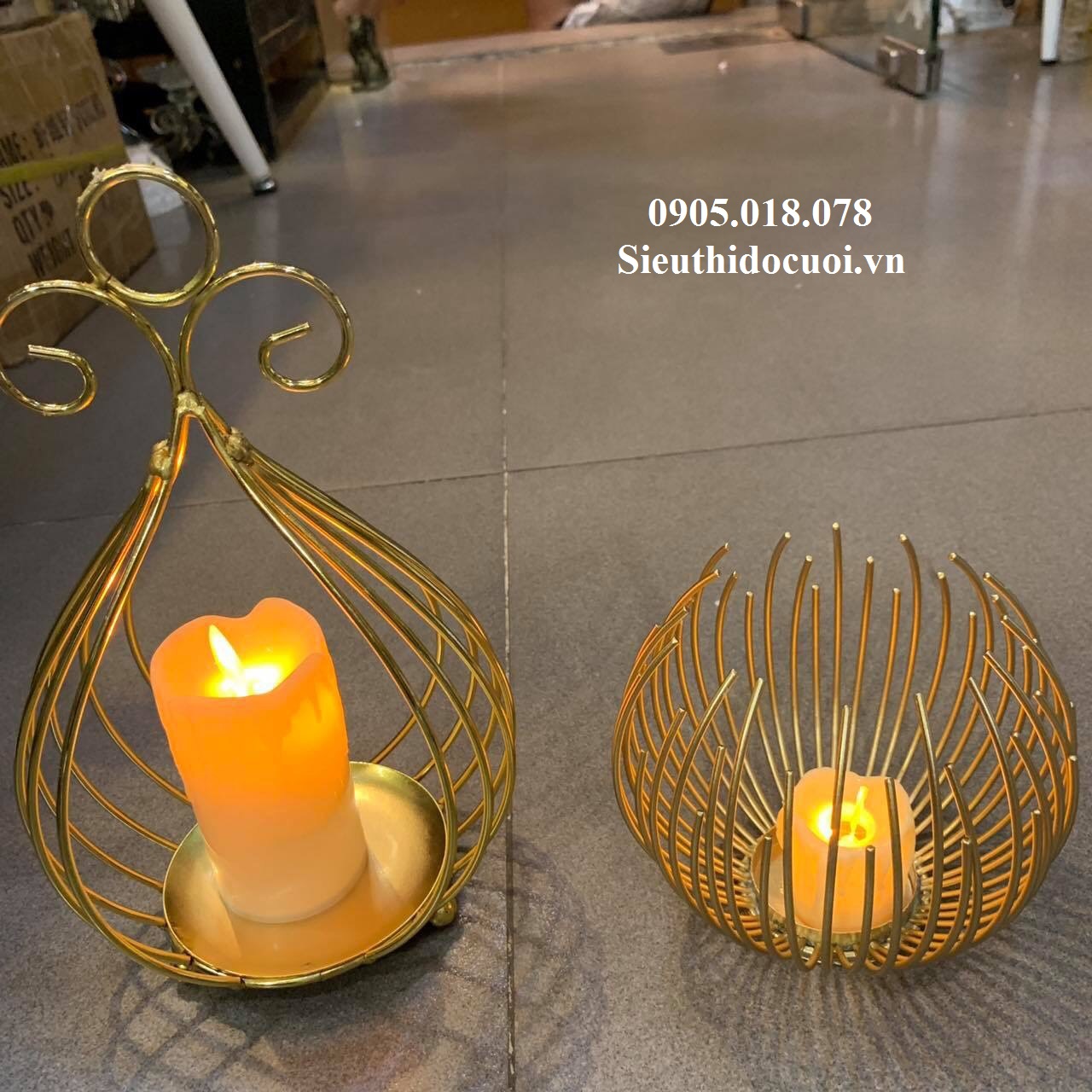 Chân nến kim loại giá rẻ Chân nến kim loại giá rẻ