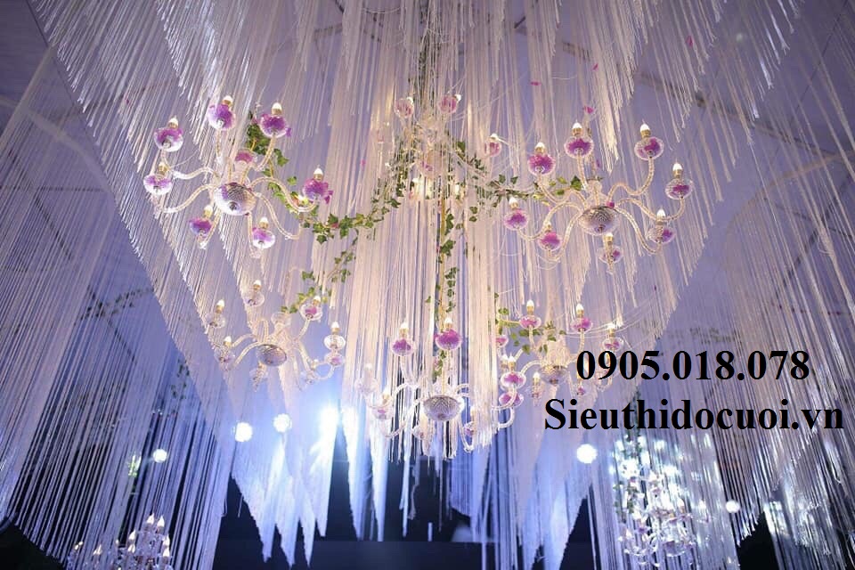 Cài rèm chỉ, cài nơ ghế Cài rèm chỉ, cài nơ ghế