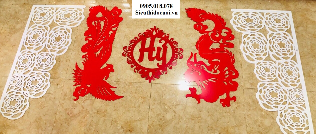 Bộ rồng phụng bằng alu Bộ rồng phụng bằng alu