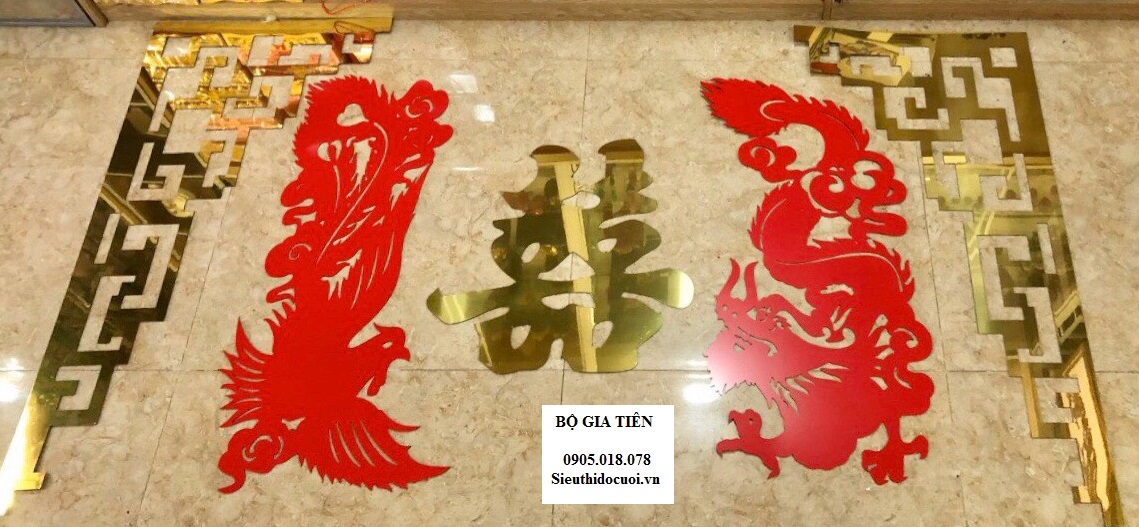 Bộ rồng phụng bằng alu Bộ rồng phụng bằng alu