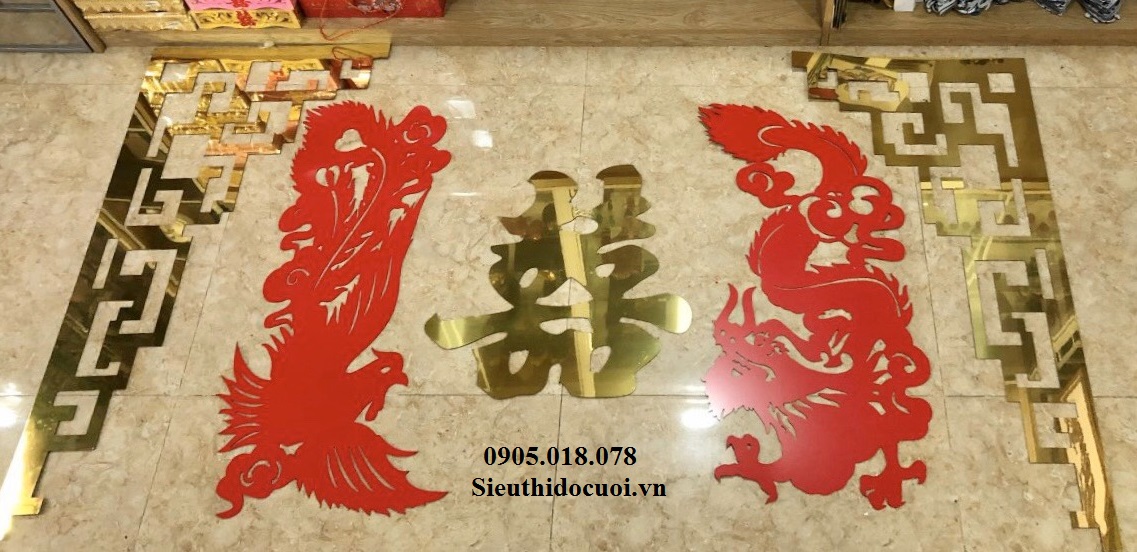 Bộ rồng phụng bằng alu Bộ rồng phụng bằng alu