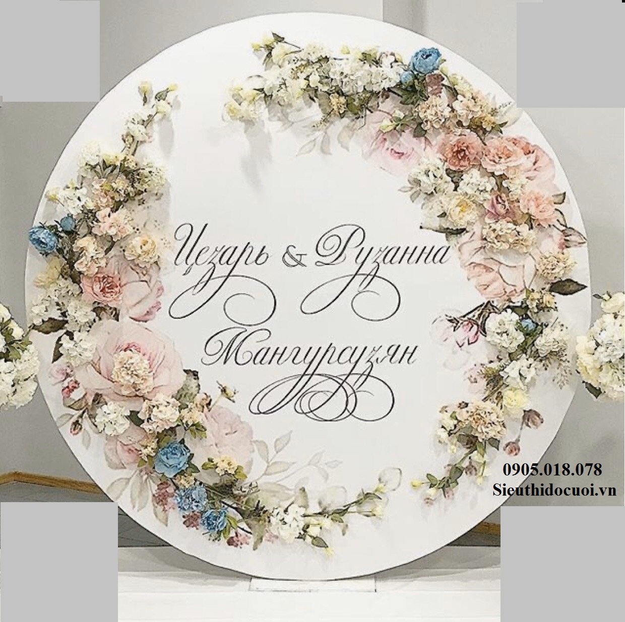 Bảng tên cô dâu chú rể bằng fomex, tem nước suối, chữ xốp Bảng tên cô dâu chú rể bằng fomex, tem nước suối, chữ xốp