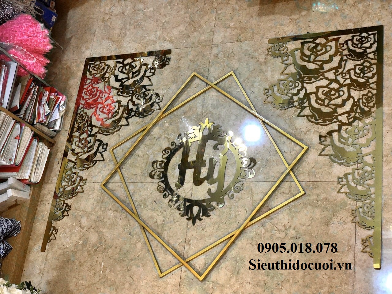 Bộ rồng phụng bằng alu Bộ rồng phụng bằng alu