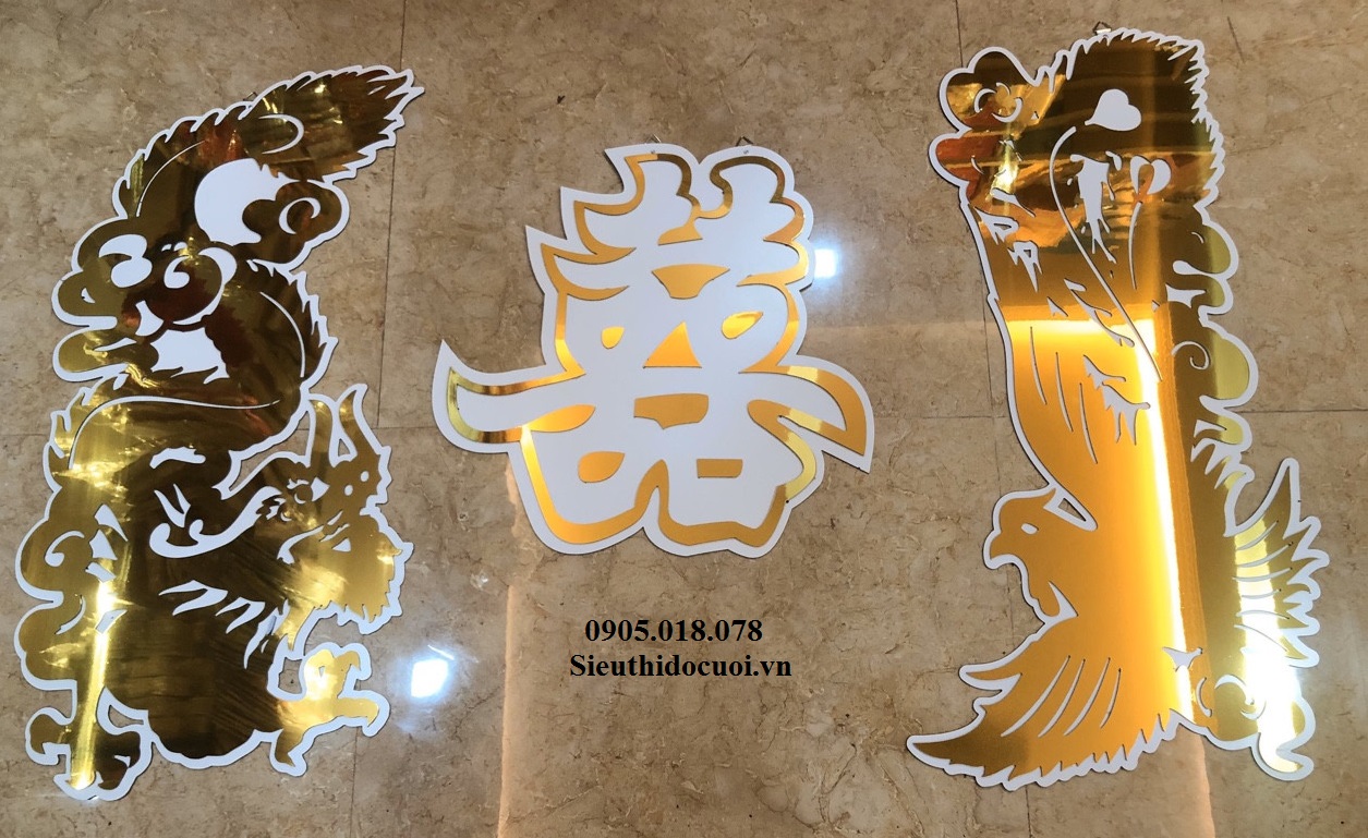 Bộ rồng phụng bằng alu Bộ rồng phụng bằng alu