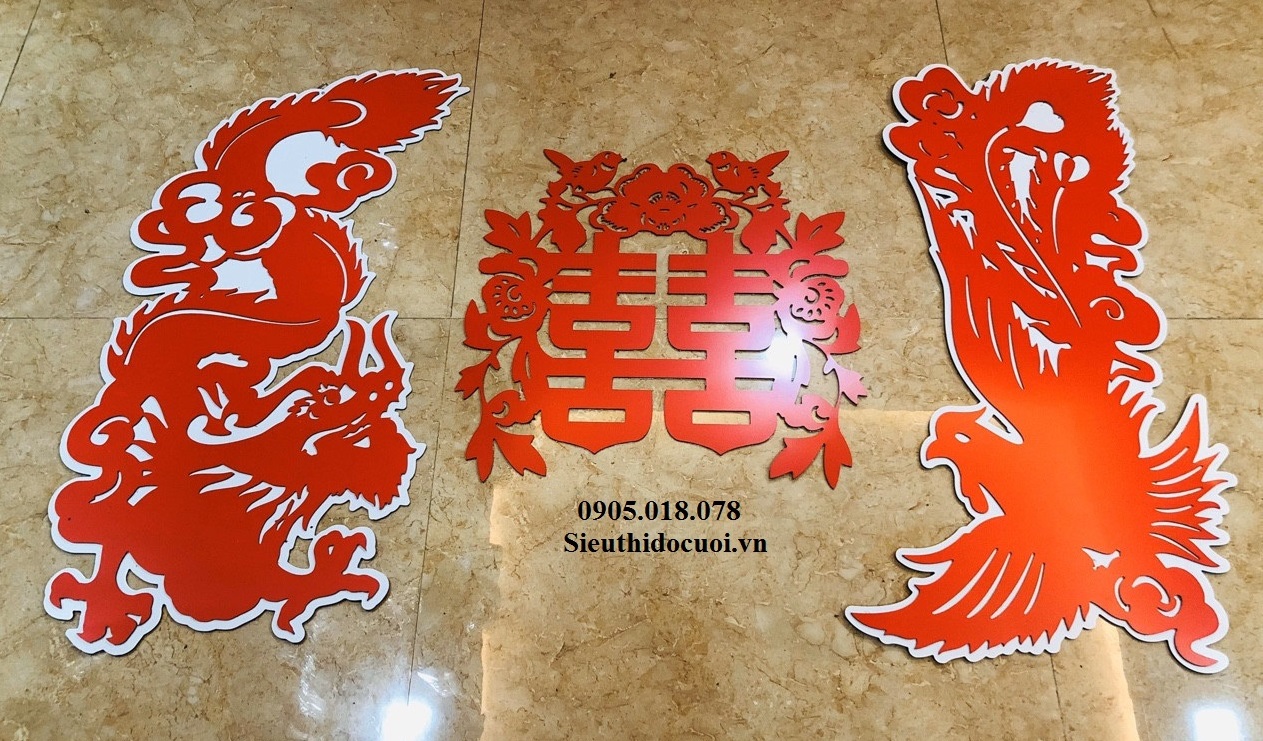 Bộ rồng phụng bằng alu Bộ rồng phụng bằng alu