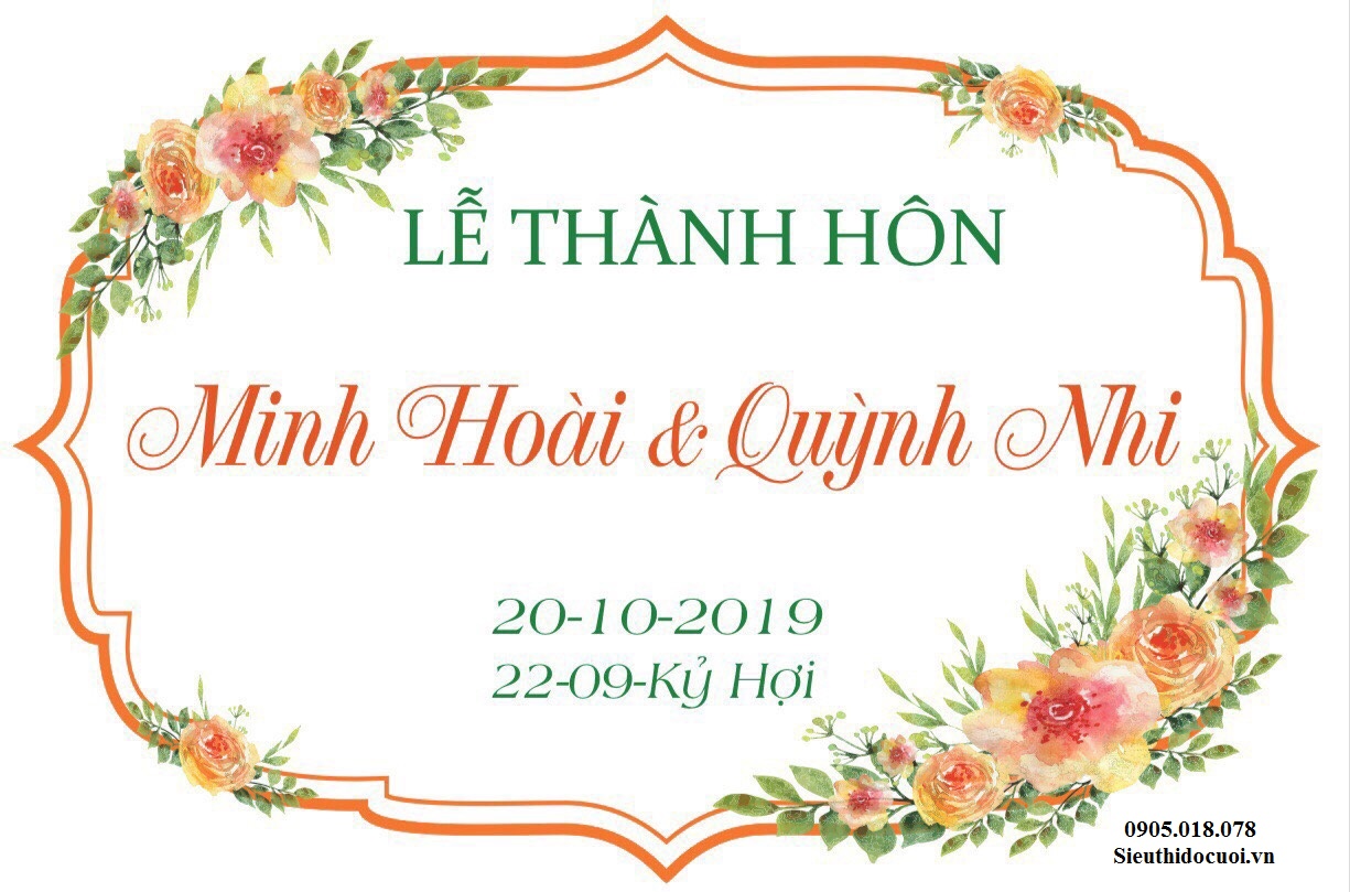 Bảng tên cô dâu chú rể bằng fomex, tem nước suối, chữ xốp Bảng tên cô dâu chú rể bằng fomex, tem nước suối, chữ xốp