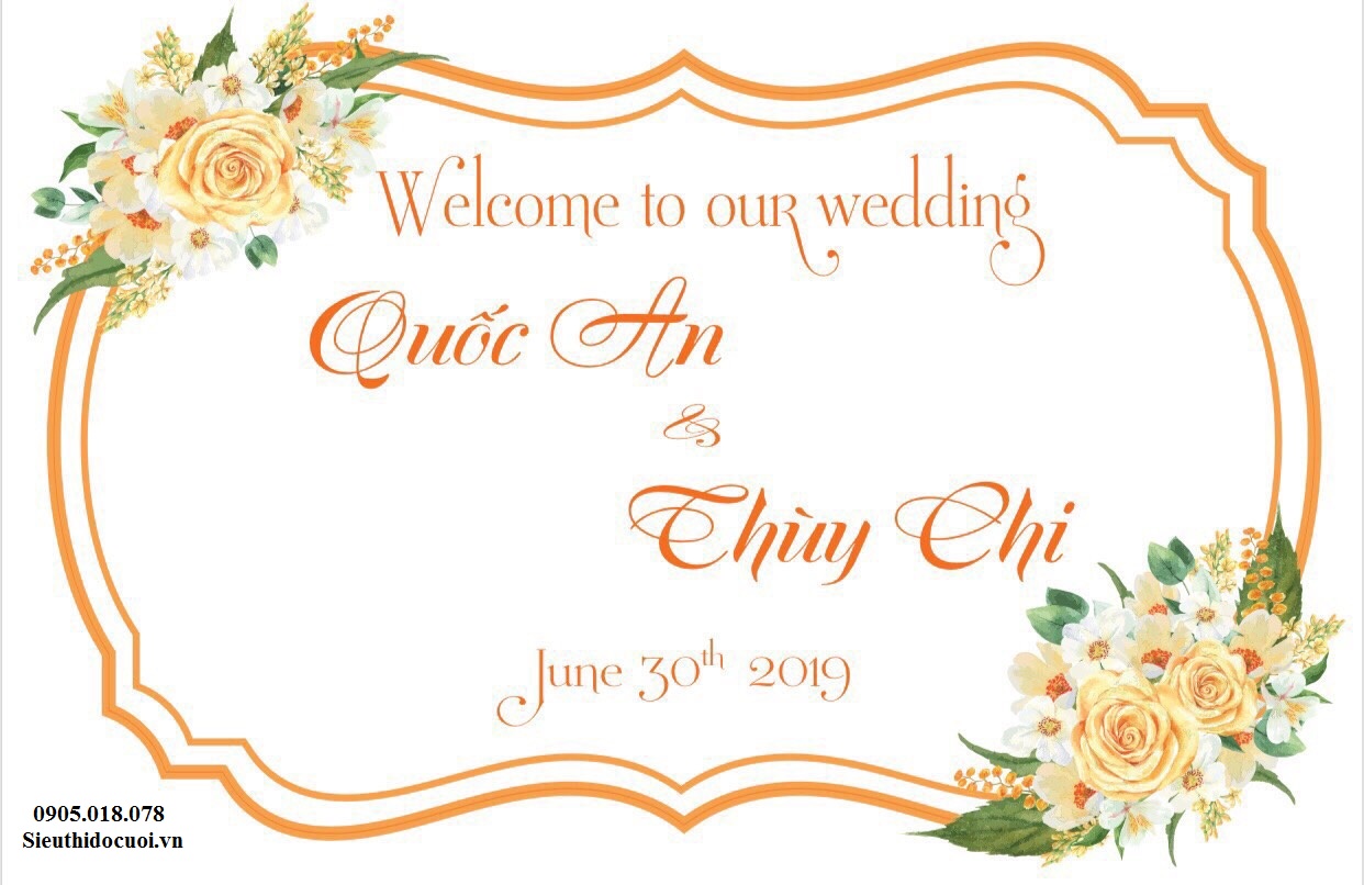 Bảng tên cô dâu chú rể bằng fomex, tem nước suối, chữ xốp Bảng tên cô dâu chú rể bằng fomex, tem nước suối, chữ xốp