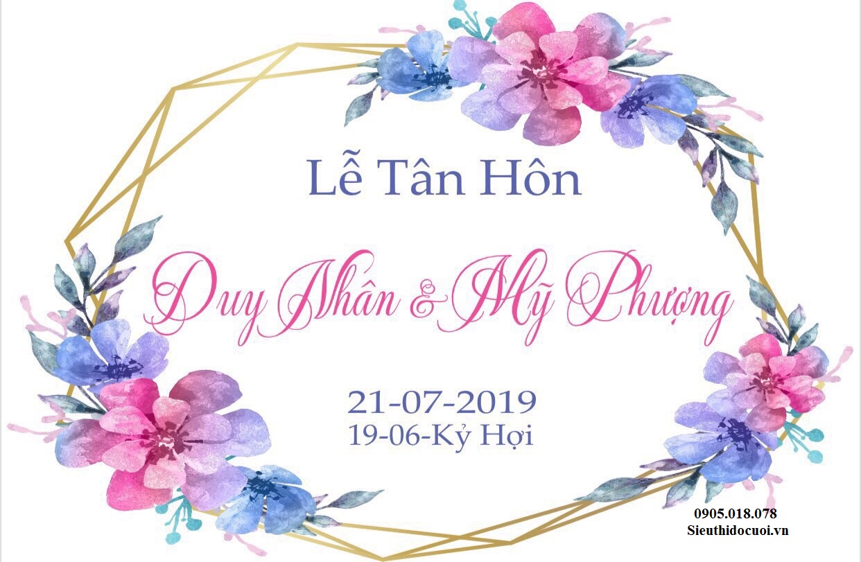 Bảng tên cô dâu chú rể bằng fomex, tem nước suối, chữ xốp Bảng tên cô dâu chú rể bằng fomex, tem nước suối, chữ xốp