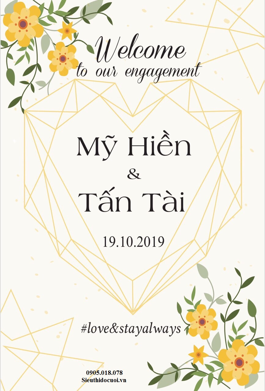 Bảng tên cô dâu chú rể bằng fomex, tem nước suối, chữ xốp Bảng tên cô dâu chú rể bằng fomex, tem nước suối, chữ xốp