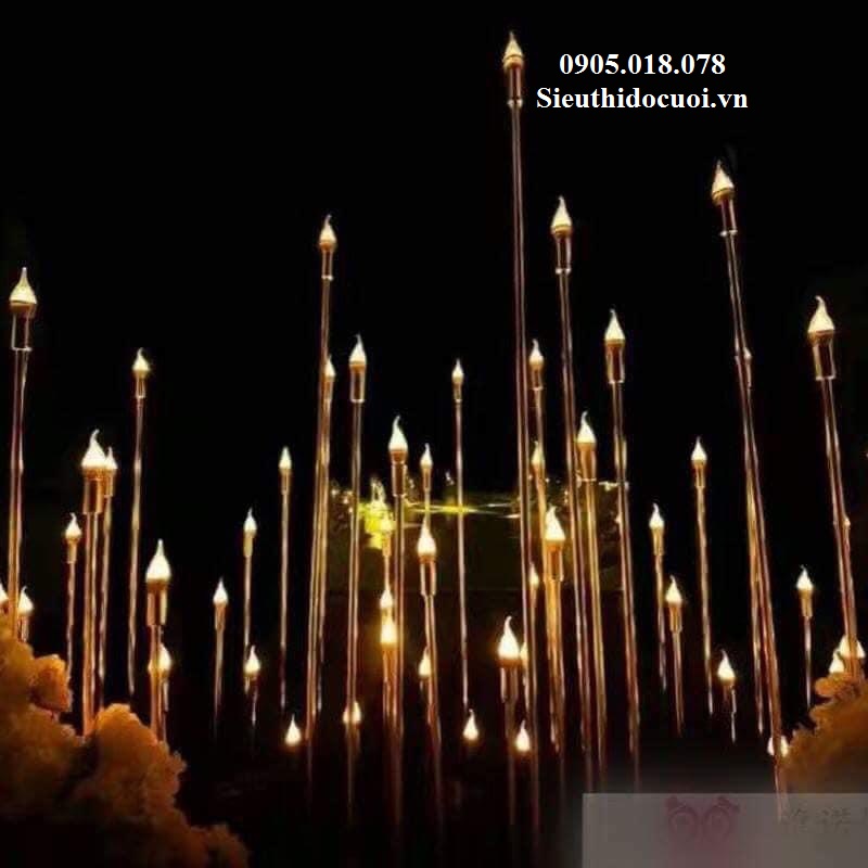 Đèn dẫn lối đám cưới đế ngang 1m Đèn dẫn lối đám cưới đế ngang 1m