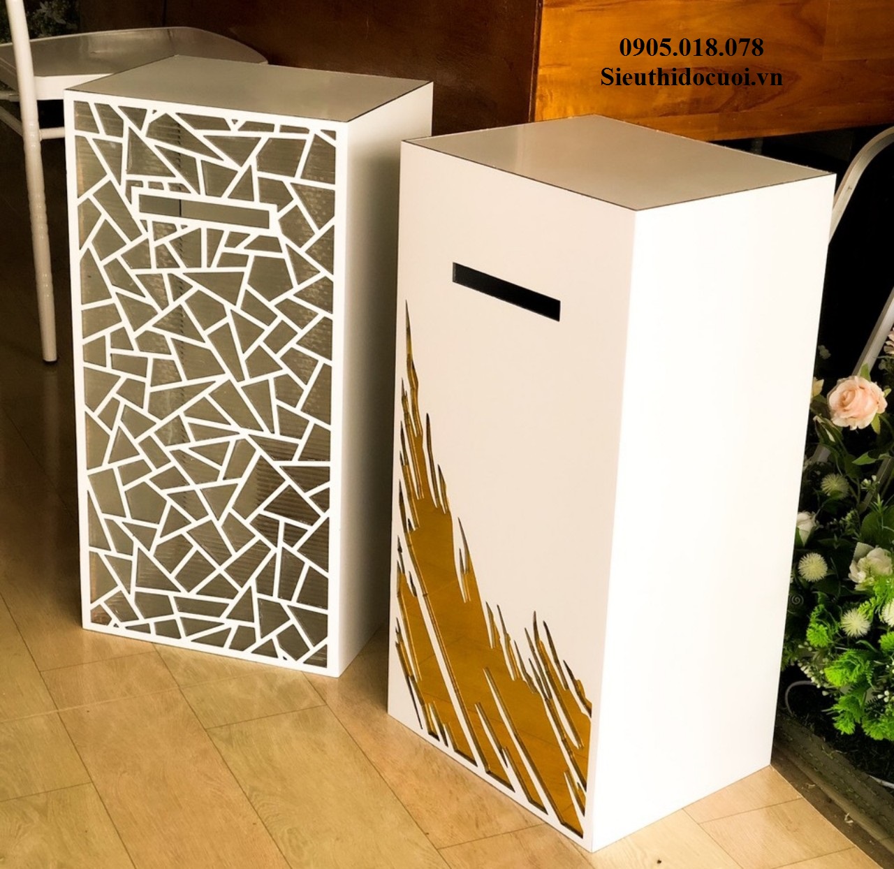 Thùng tiền đám cưới alu Thùng tiền đám cưới alu