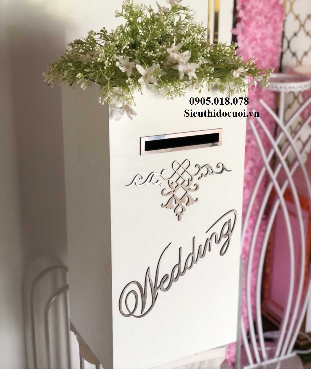 Thùng tiền đám cưới alu Thùng tiền đám cưới alu