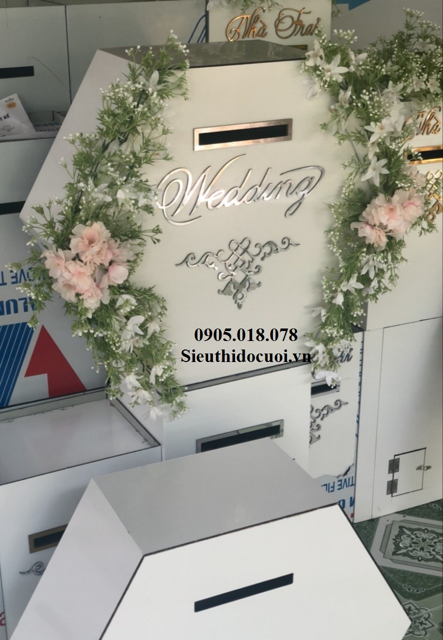 Thùng tiền đám cưới alu Thùng tiền đám cưới alu