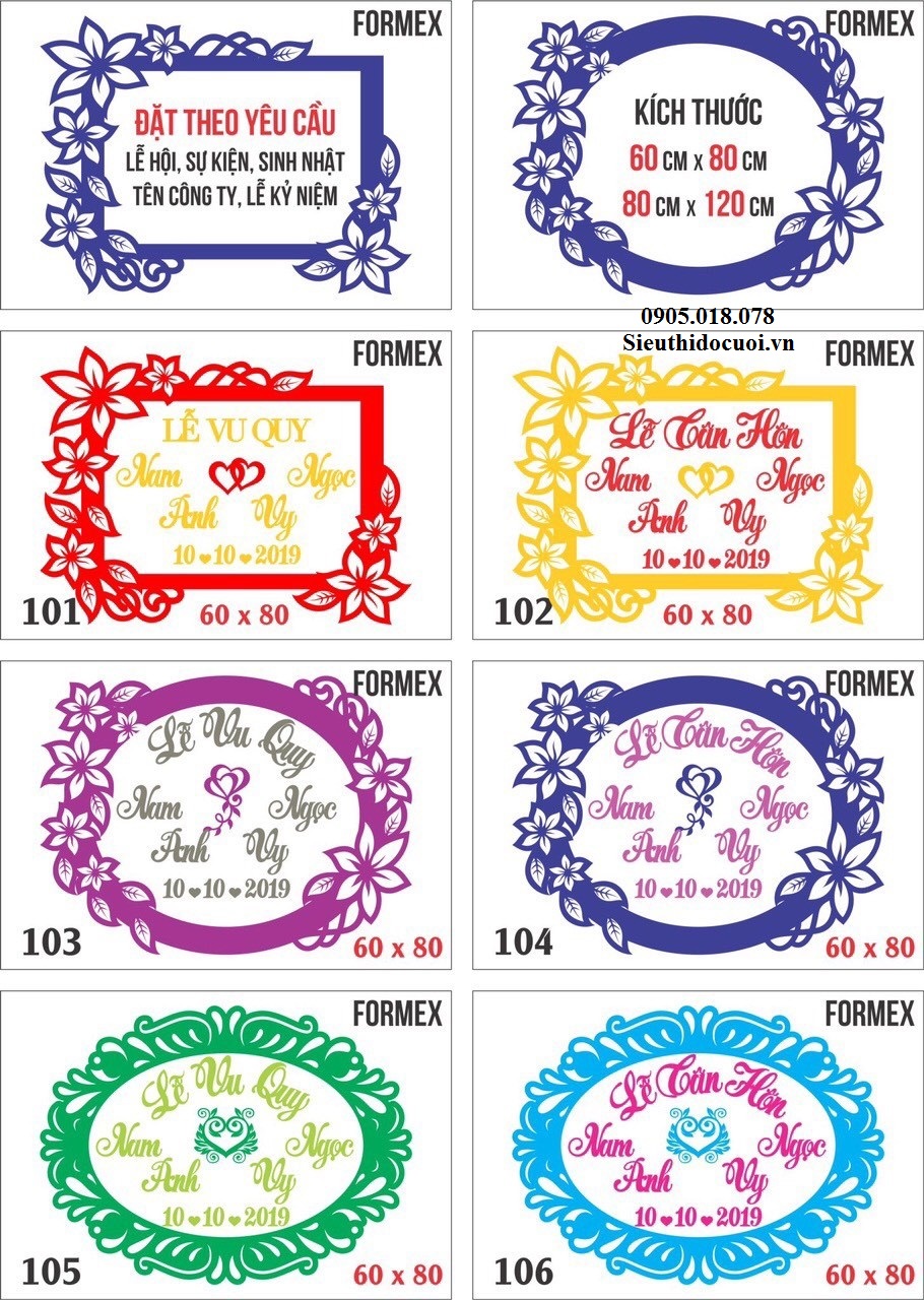 Bảng tên cô dâu chú rể bằng fomex, tem nước suối, chữ xốp Bảng tên cô dâu chú rể bằng fomex, tem nước suối, chữ xốp