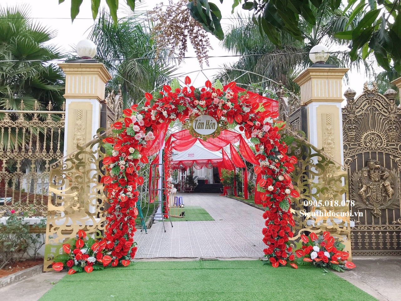 Cổng hoa đám cưới, cổng cưới Cổng hoa đám cưới, cổng cưới