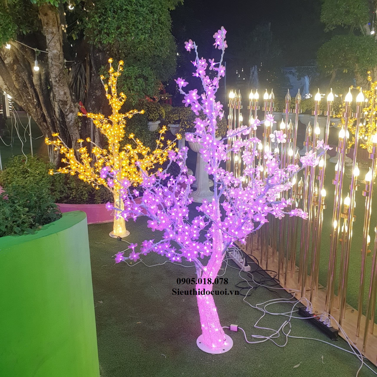 Cây hoa đèn Led Cây hoa đèn Led