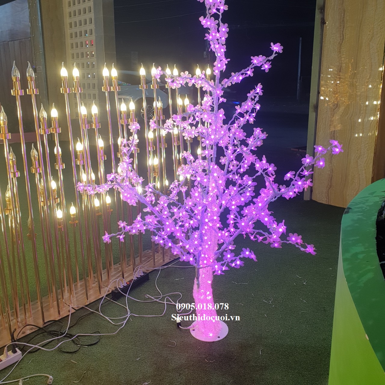 Cây hoa đèn Led Cây hoa đèn Led