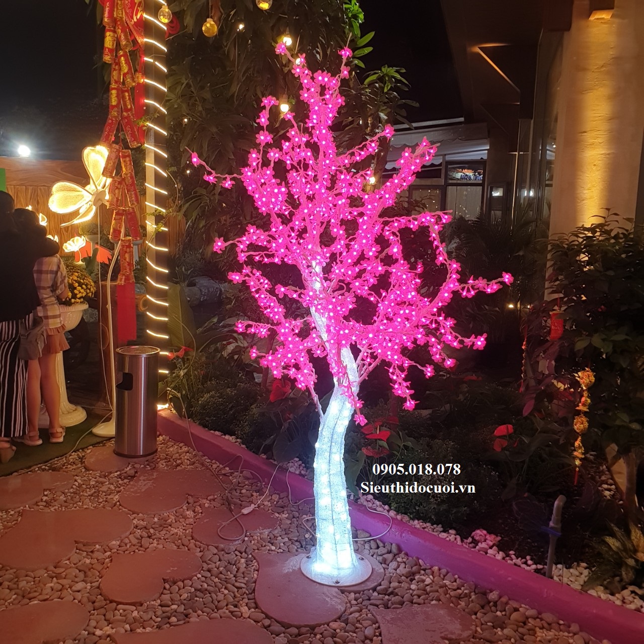 Cây hoa đèn Led Cây hoa đèn Led
