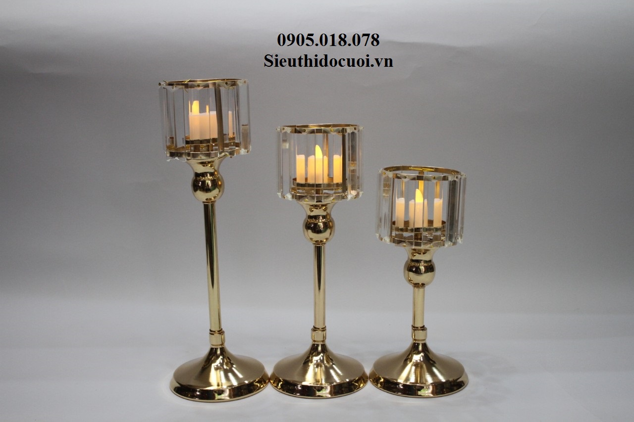 Chân nến pha lê Chân nến pha lê